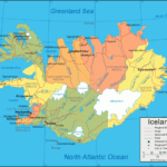 Iceland Map and Satellite Image